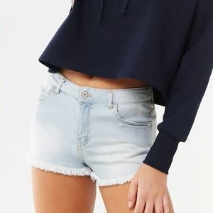 Light Denim Shorts Forever 21 29